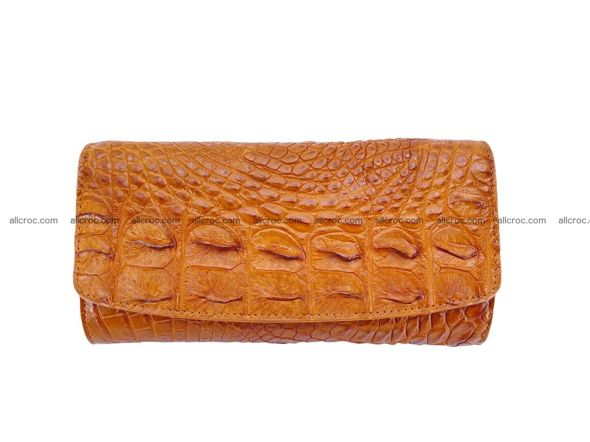 Women crocodile skin long wallet 2166 Foto 4