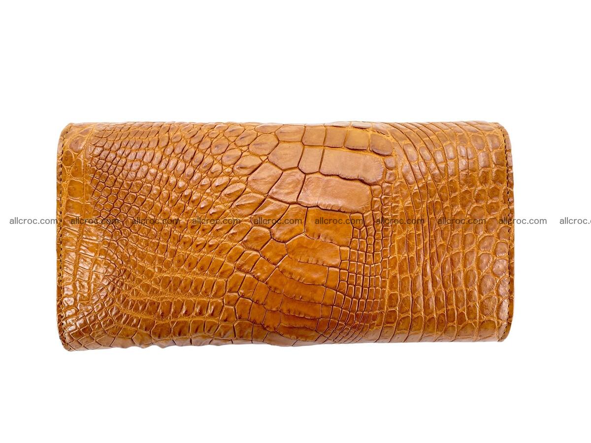 Women crocodile skin long wallet 2166 Foto 5
