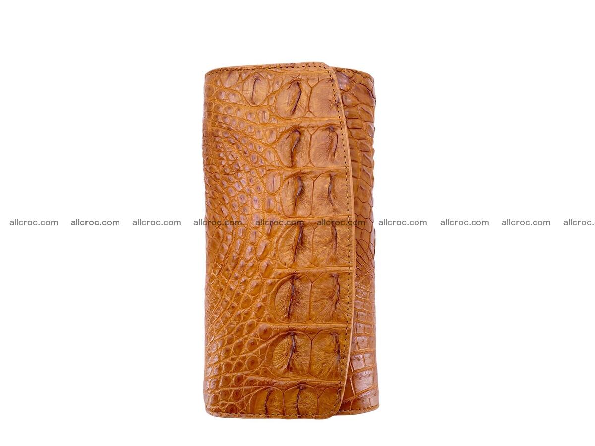 Women crocodile skin long wallet 2166 Foto 2