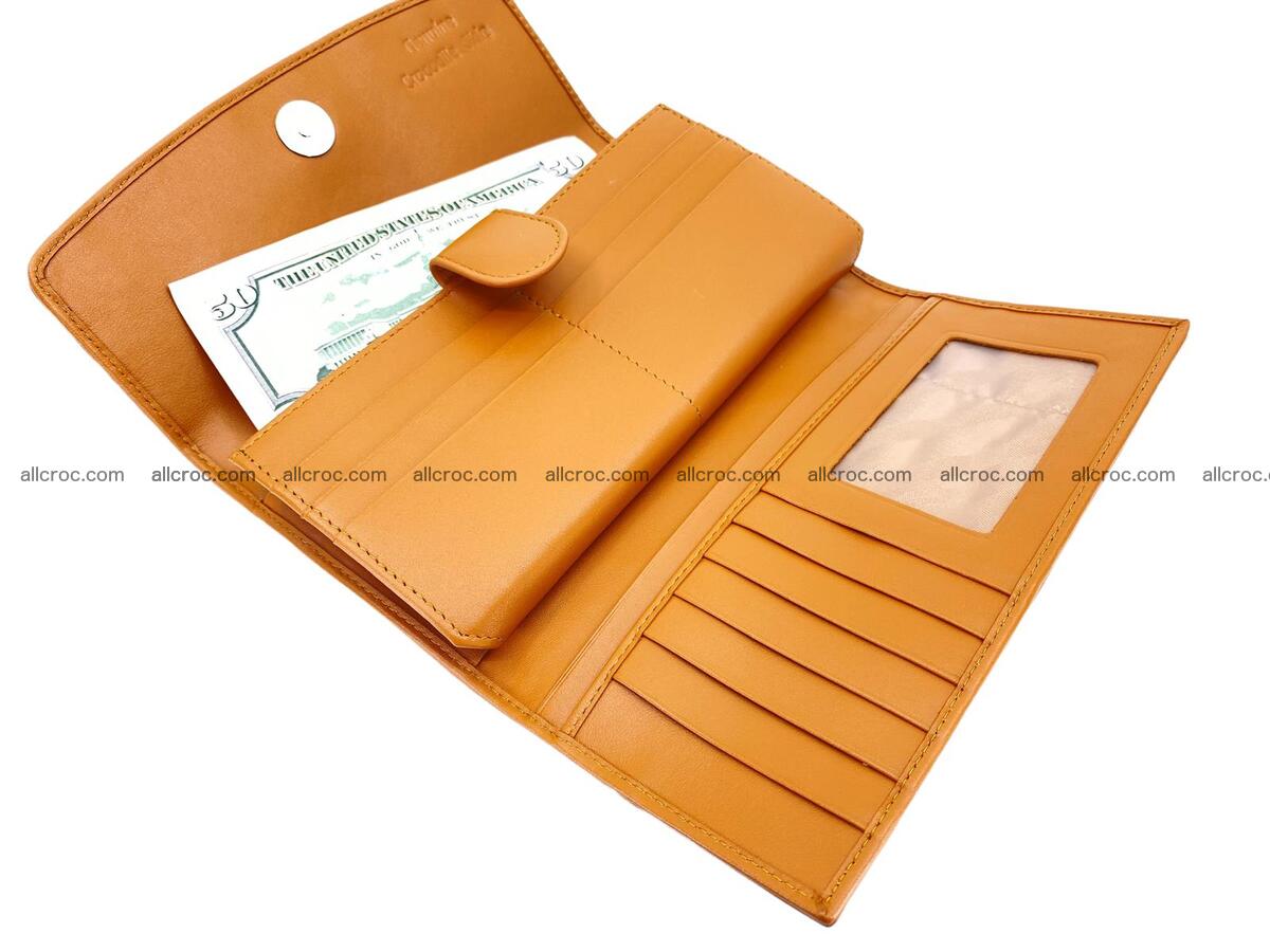 Women crocodile skin long wallet 2166 Foto 12