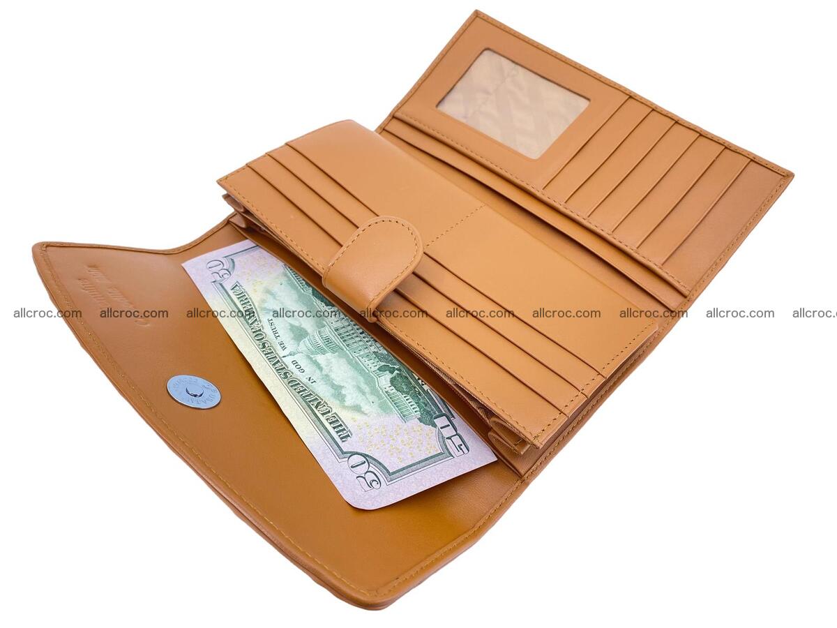 Women crocodile skin long wallet 2166 Foto 13