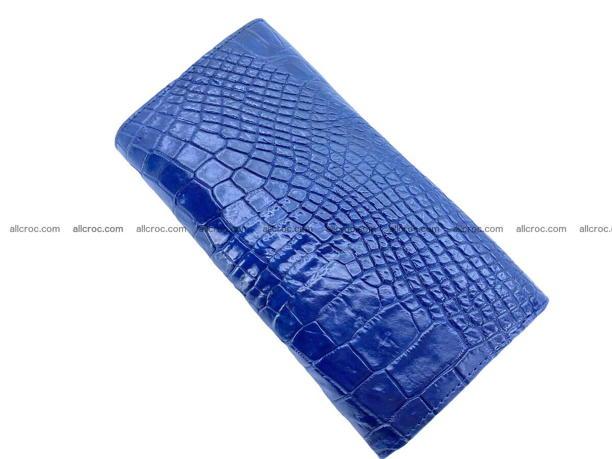 Women crocodile skin long wallet 2187 Foto 1