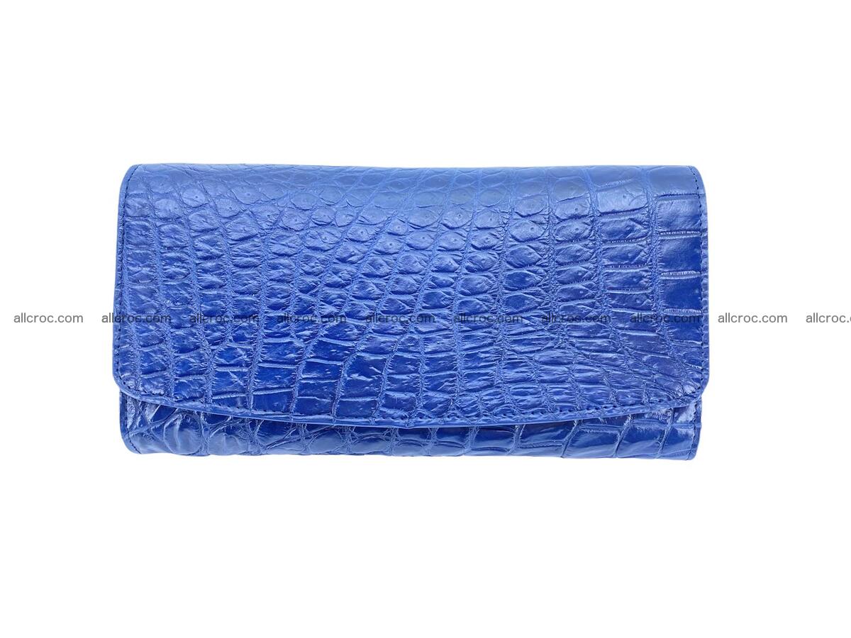 Women crocodile skin long wallet 2187 Foto 4