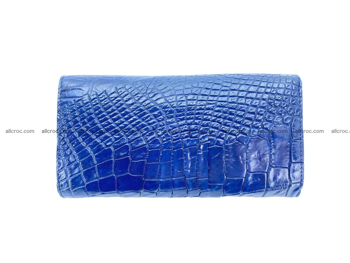 Women crocodile skin long wallet 2187 Foto 5