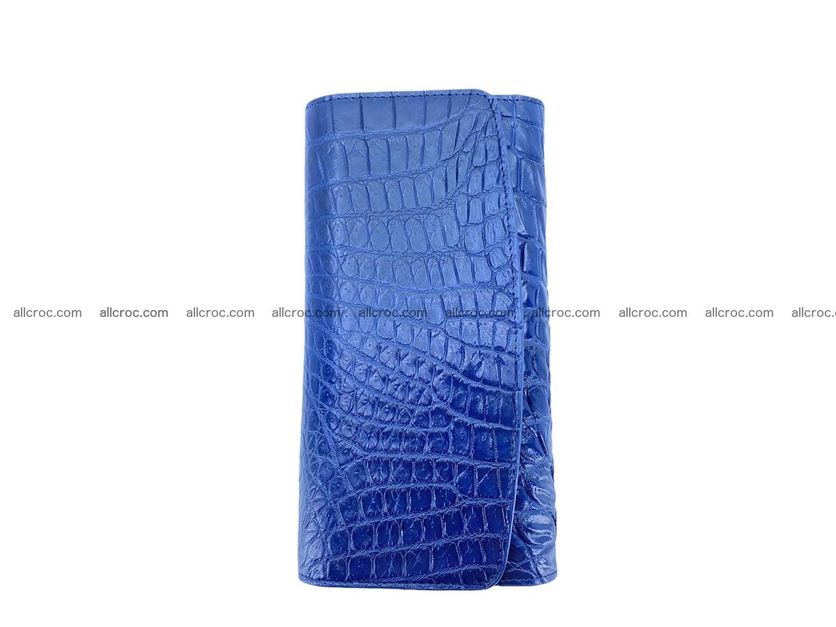 Women crocodile skin long wallet 2187 Foto 2