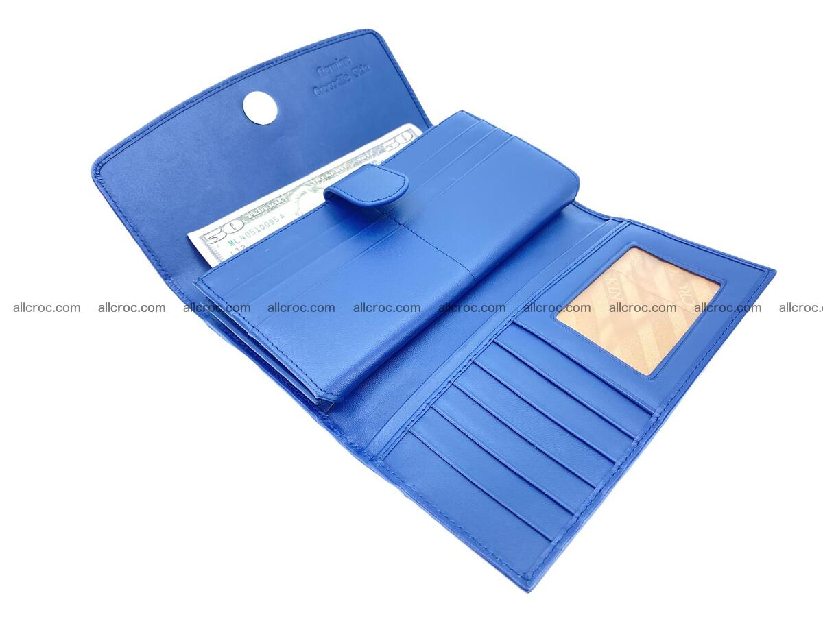 Women crocodile skin long wallet 2187 Foto 11