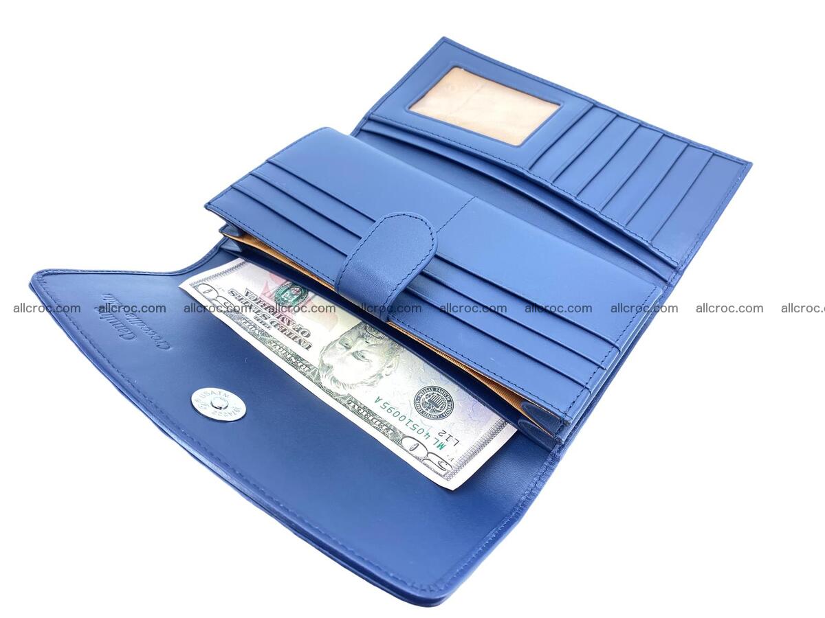 Women crocodile skin long wallet 2187 Foto 12