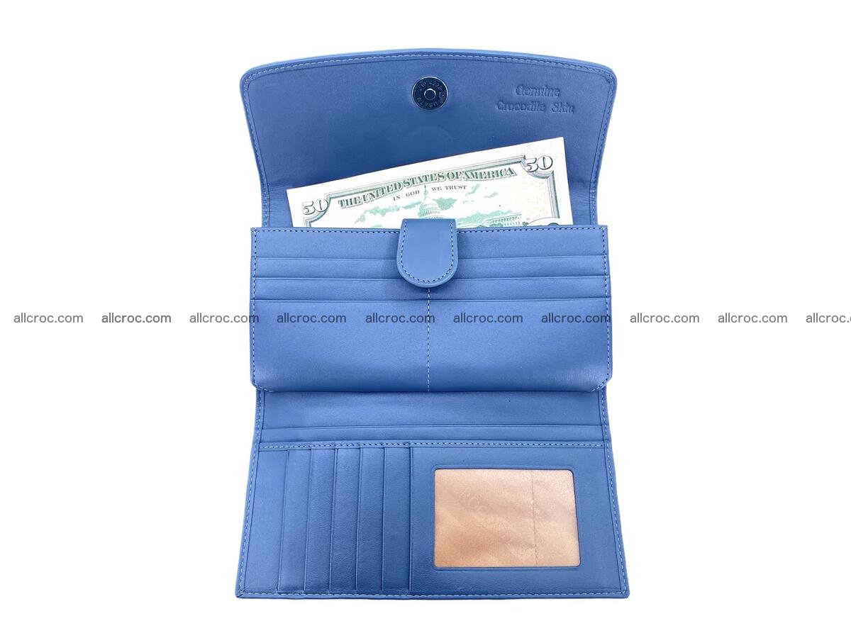 Women crocodile skin long wallet 2149 Foto 7