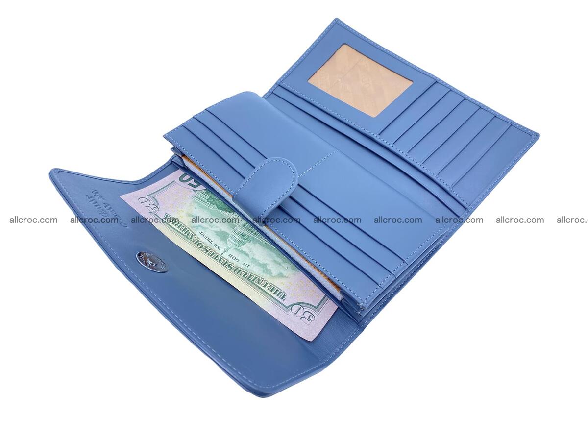 Women crocodile skin long wallet 2149 Foto 8