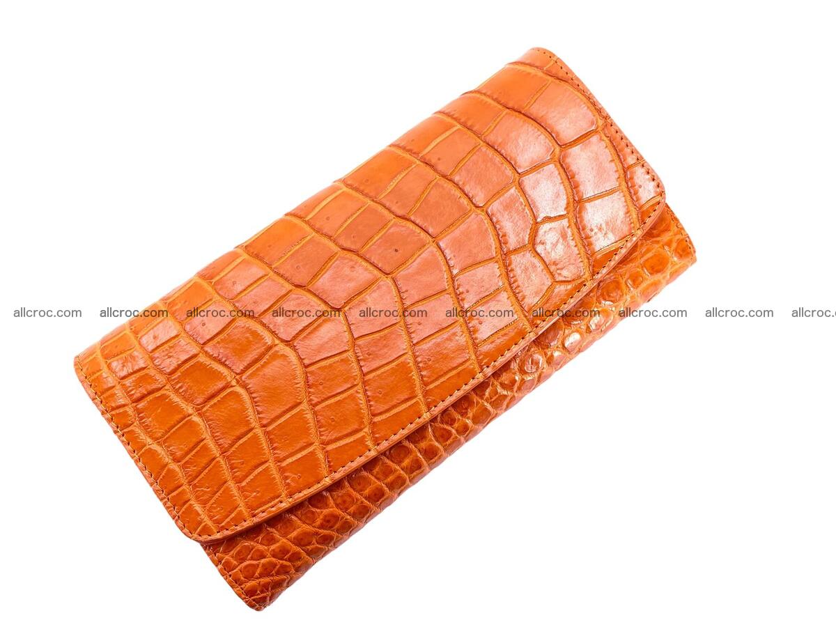 Women crocodile skin long wallet 2147 Foto 0