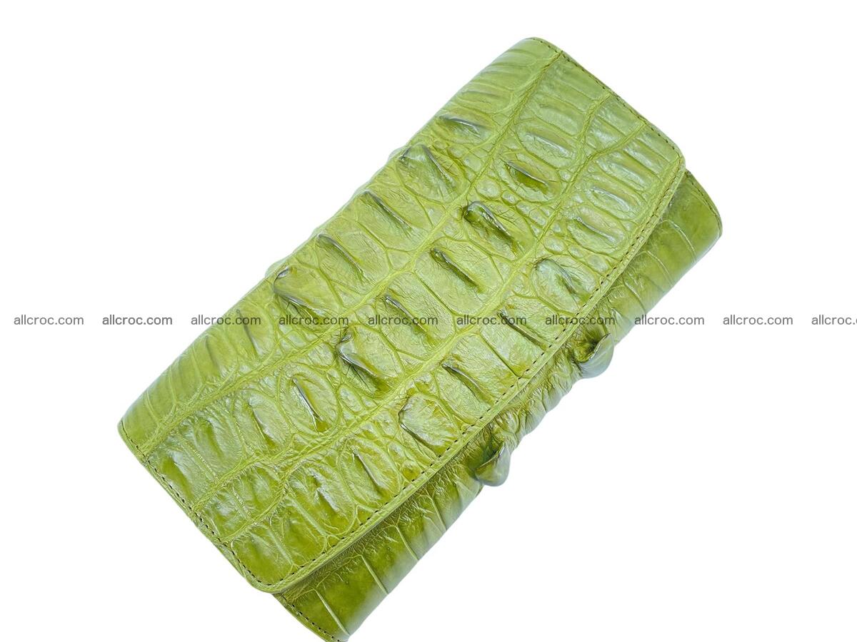 Women crocodile skin long wallet 2175 Foto 0