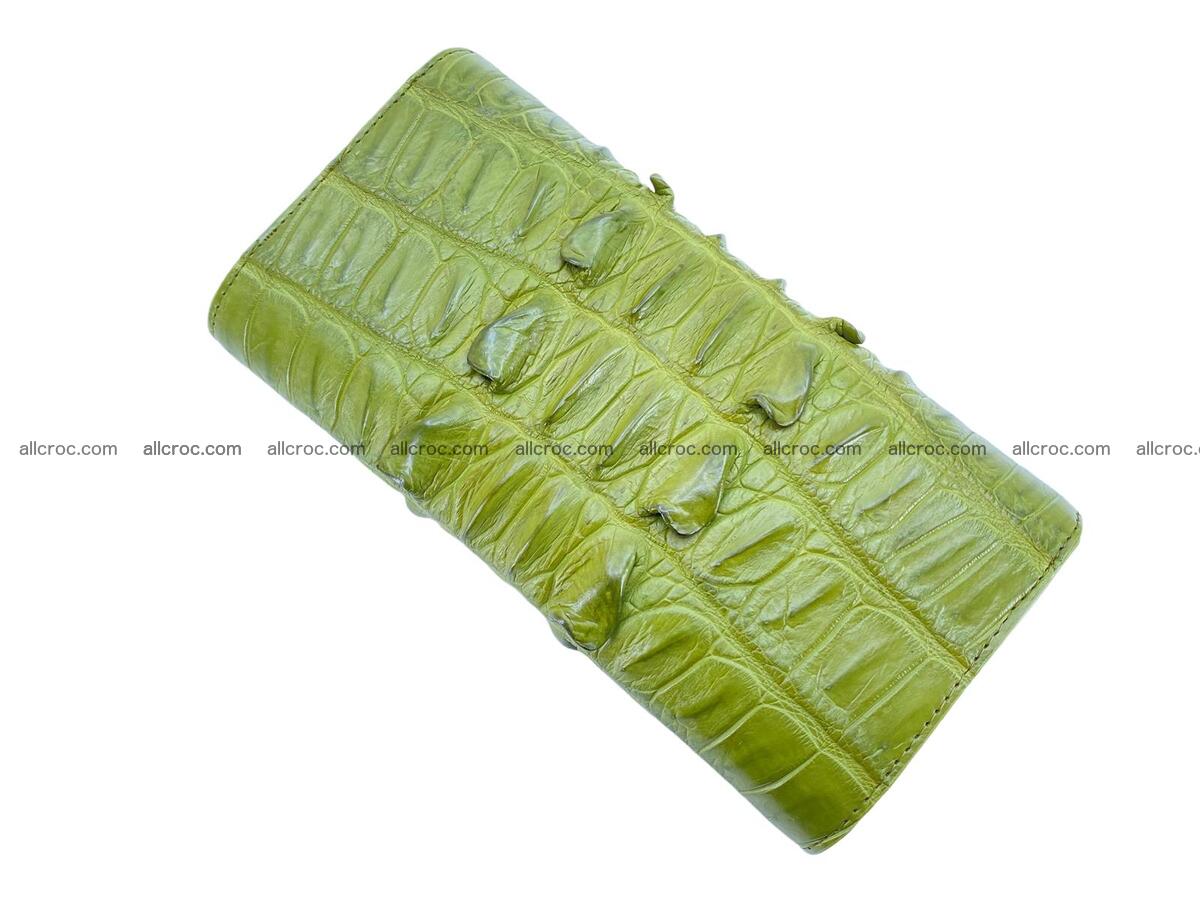 Women crocodile skin long wallet 2175 Foto 1