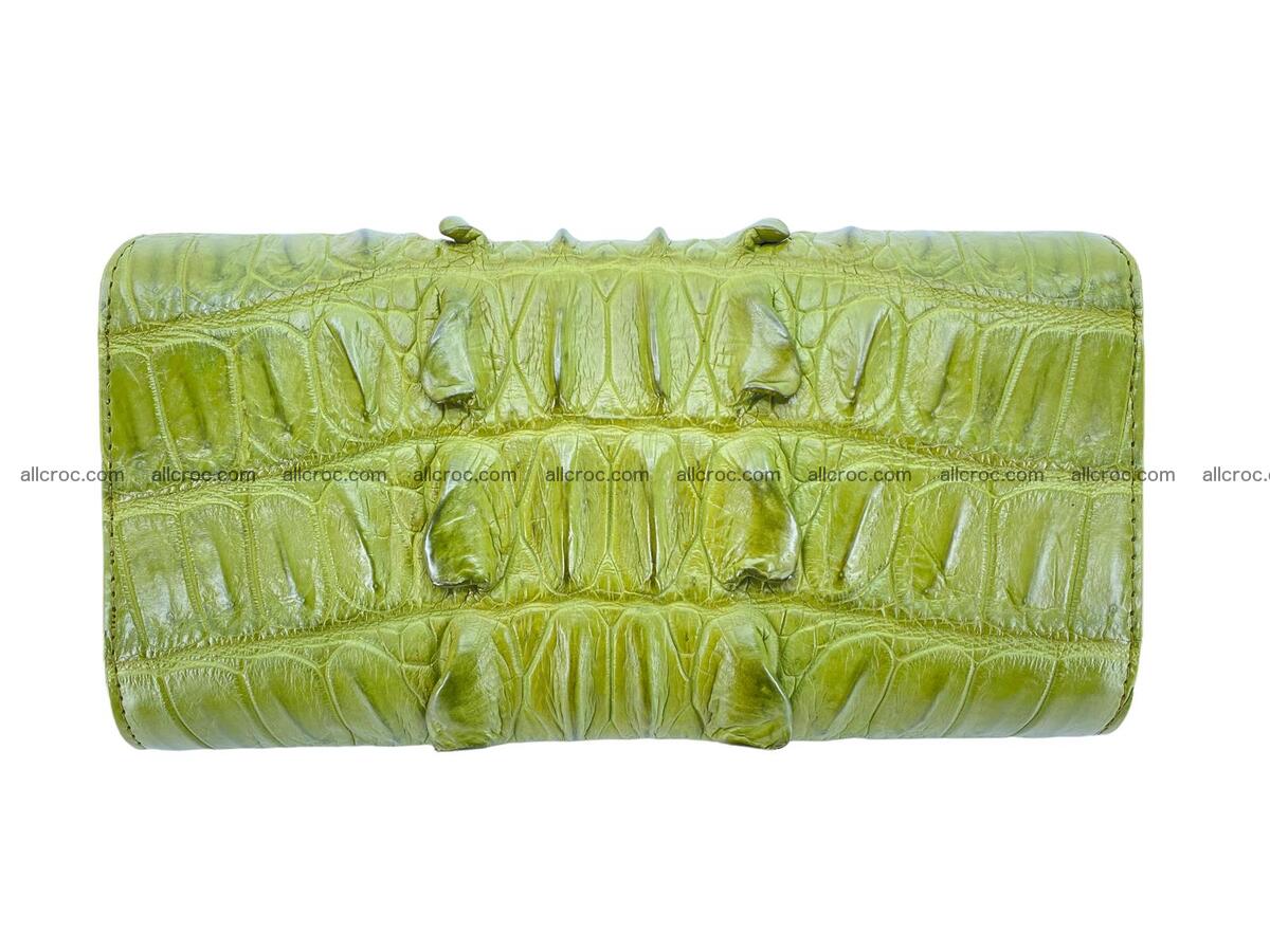 Women crocodile skin long wallet 2175 Foto 4