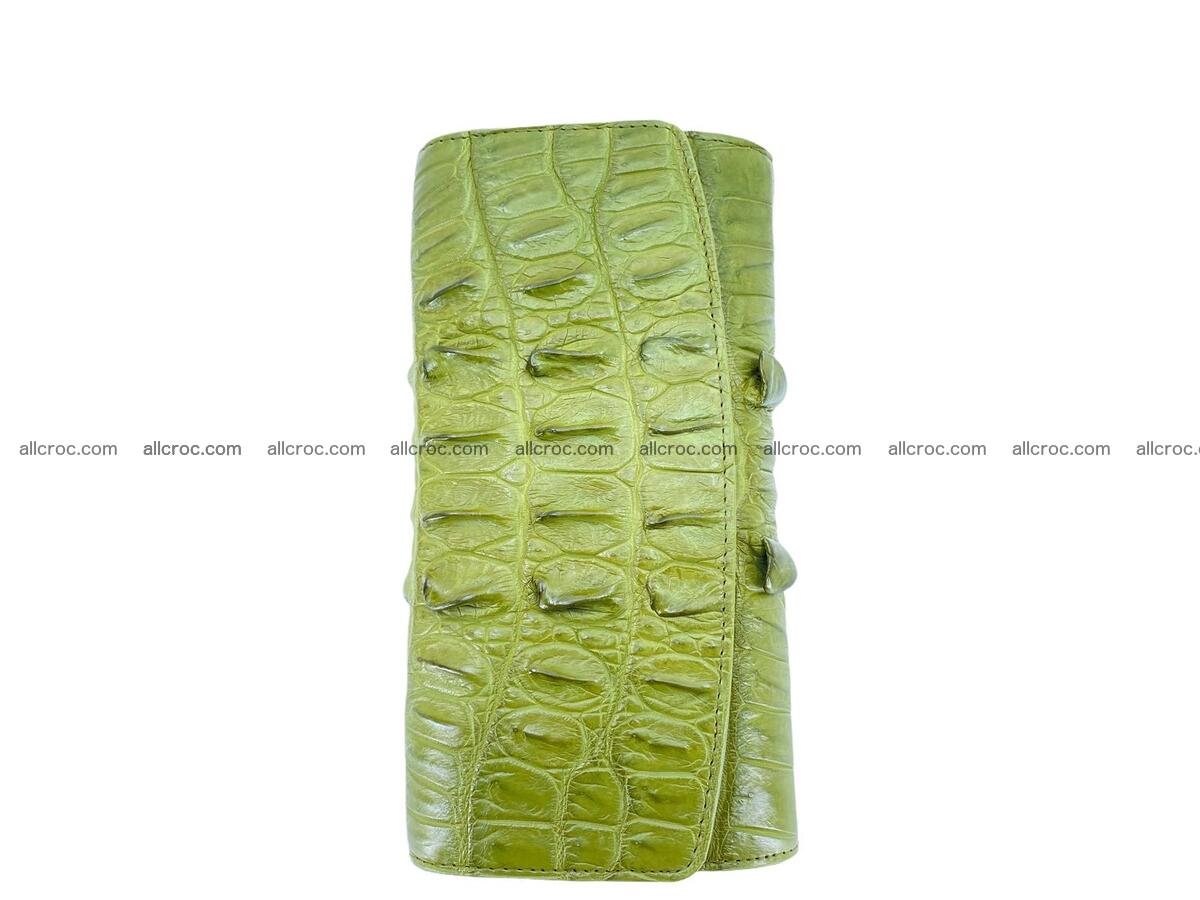 Women crocodile skin long wallet 2175 Foto 2