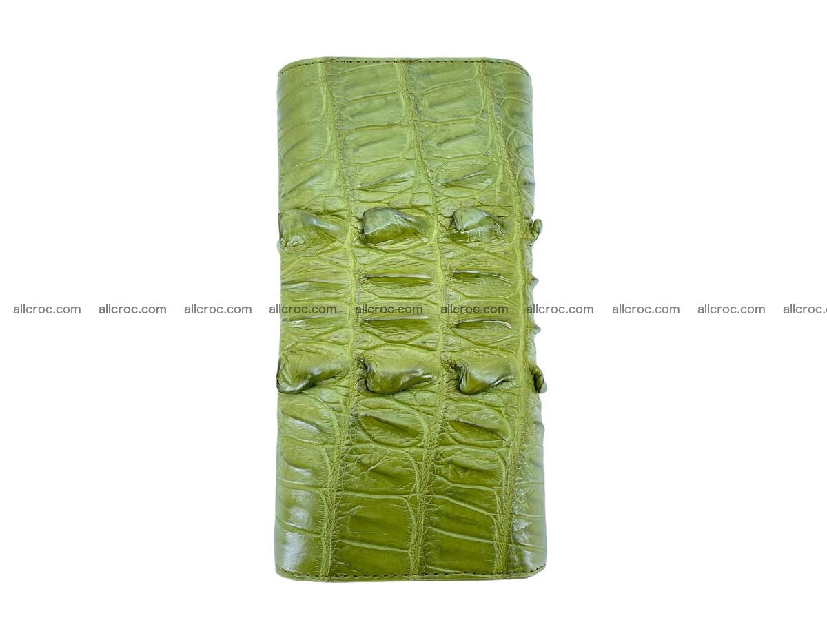 Women crocodile skin long wallet 2175 Foto 3