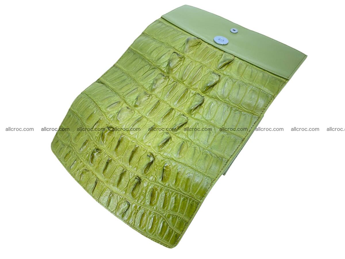 Women crocodile skin long wallet 2175 Foto 7