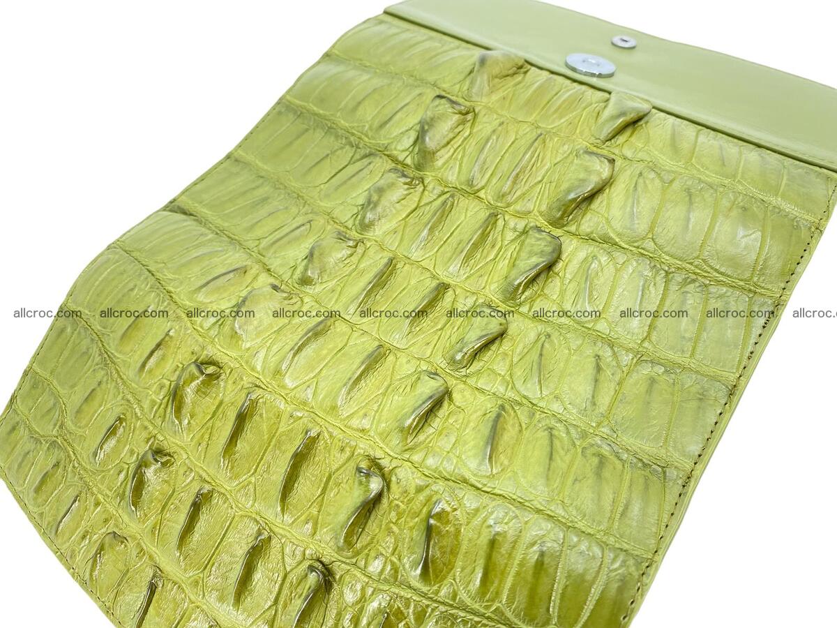 Women crocodile skin long wallet 2175 Foto 9