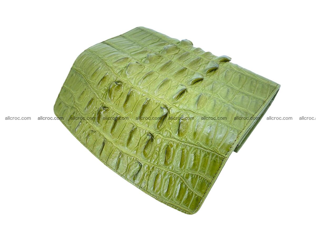 Women crocodile skin long wallet 2175 Foto 10