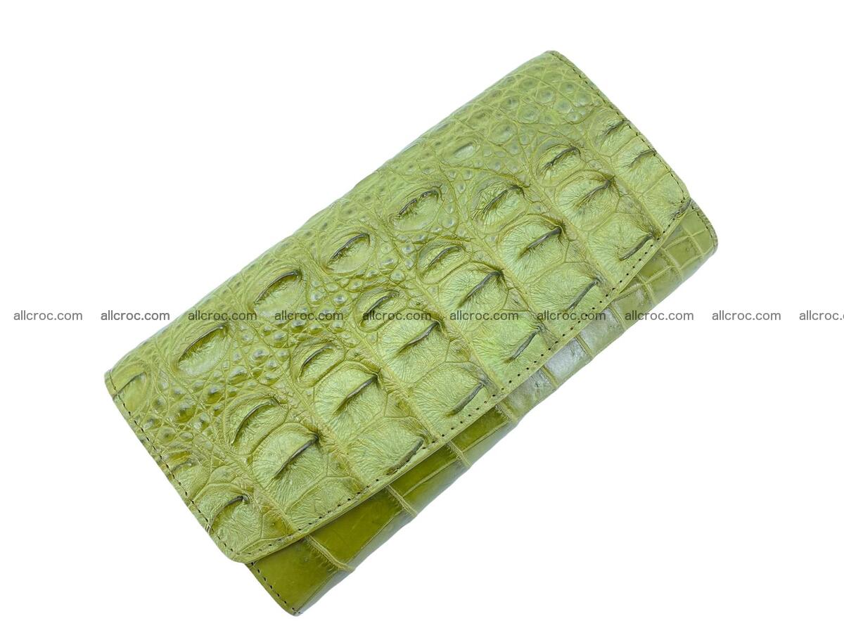 Women crocodile skin long wallet 2159 Foto 0