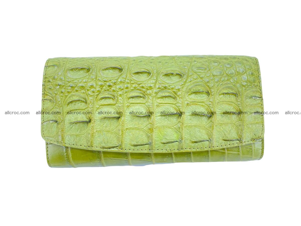Women crocodile skin long wallet 2159 Foto 2