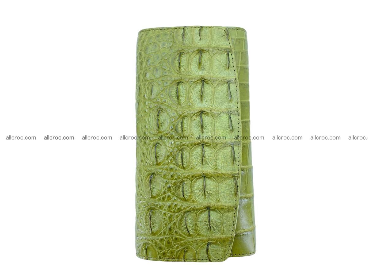 Women crocodile skin long wallet 2159 Foto 4