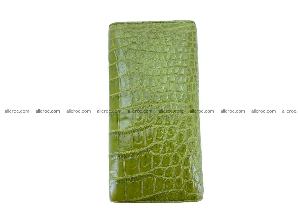 Women crocodile skin long wallet 2159 Foto 5
