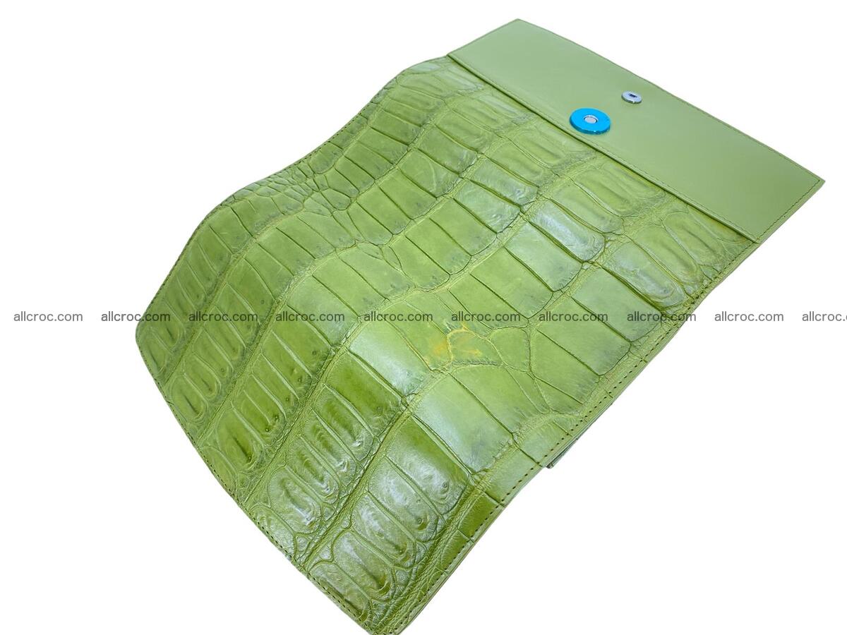 Women crocodile skin long wallet 2151 Foto 6