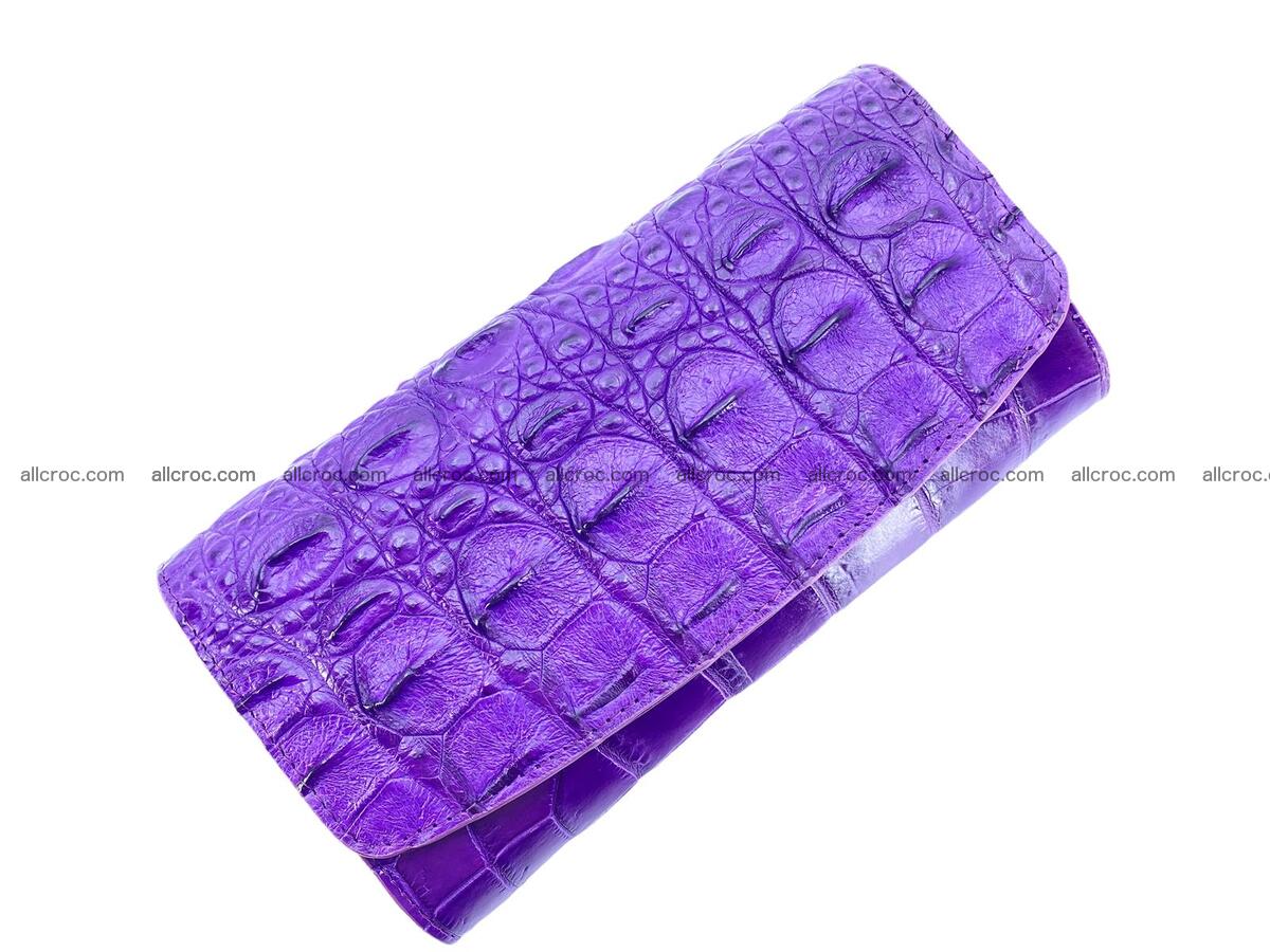 Women crocodile skin long wallet 2154 Foto 0