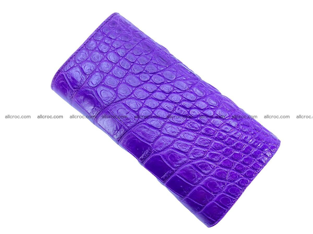 Women crocodile skin long wallet 2154 Foto 1