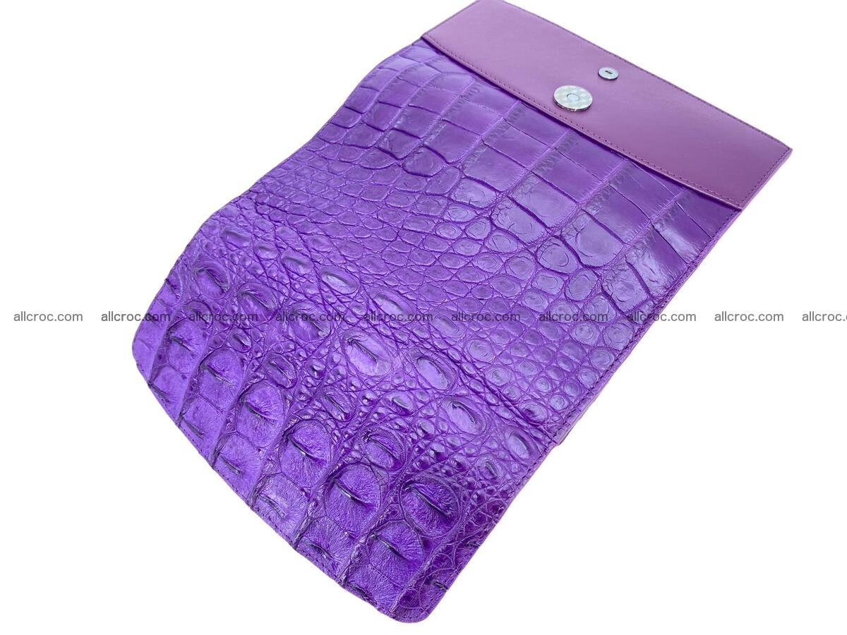 Women crocodile skin long wallet 2154 Foto 8