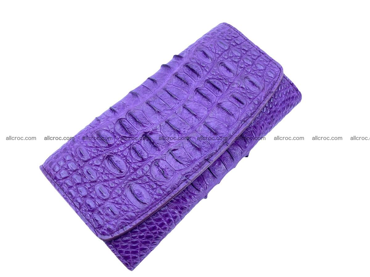 Women crocodile skin long wallet 2170 Foto 0