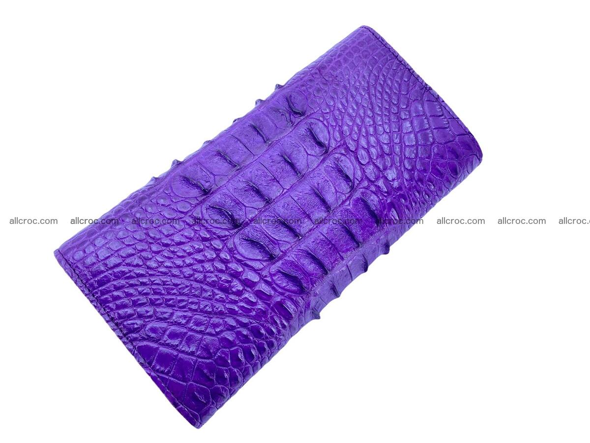 Women crocodile skin long wallet 2170 Foto 1
