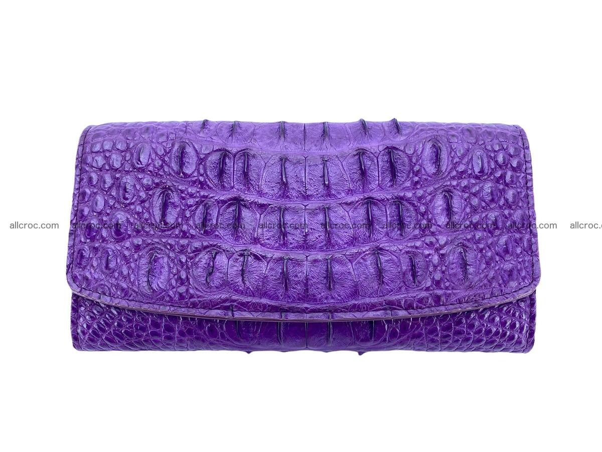 Women crocodile skin long wallet 2170 Foto 4