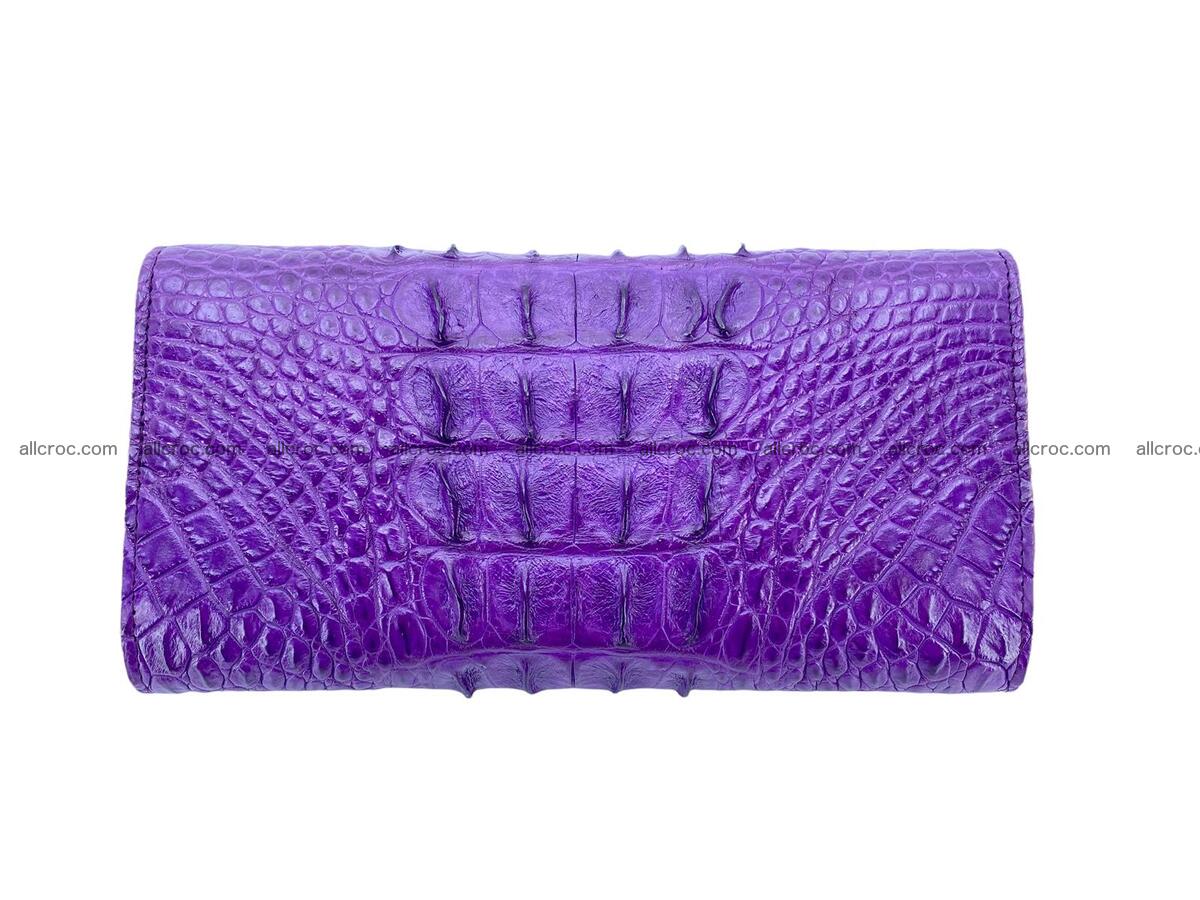 Women crocodile skin long wallet 2170 Foto 5