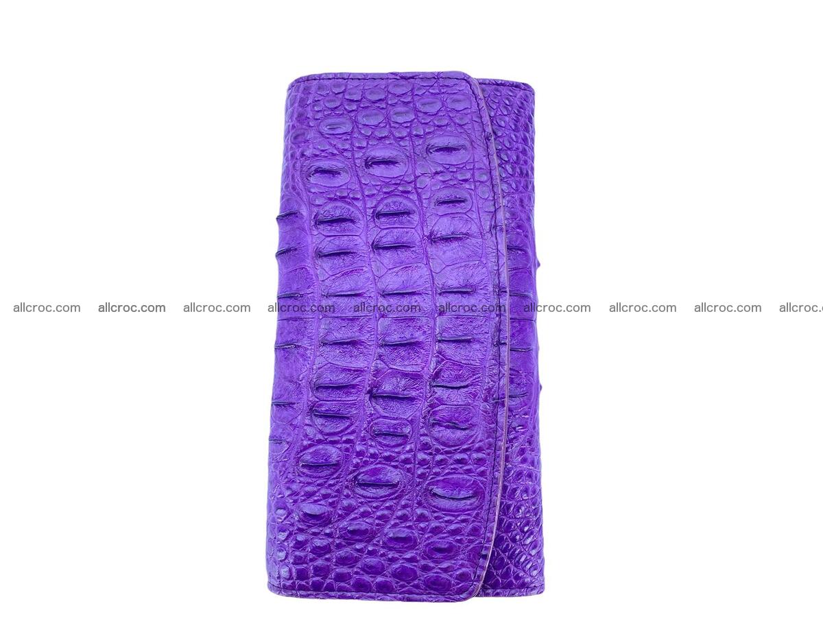Women crocodile skin long wallet 2170 Foto 2