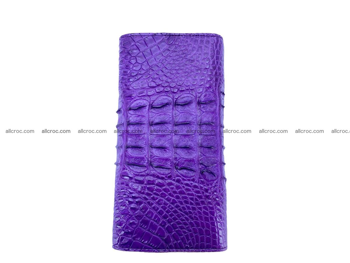 Women crocodile skin long wallet 2170 Foto 3