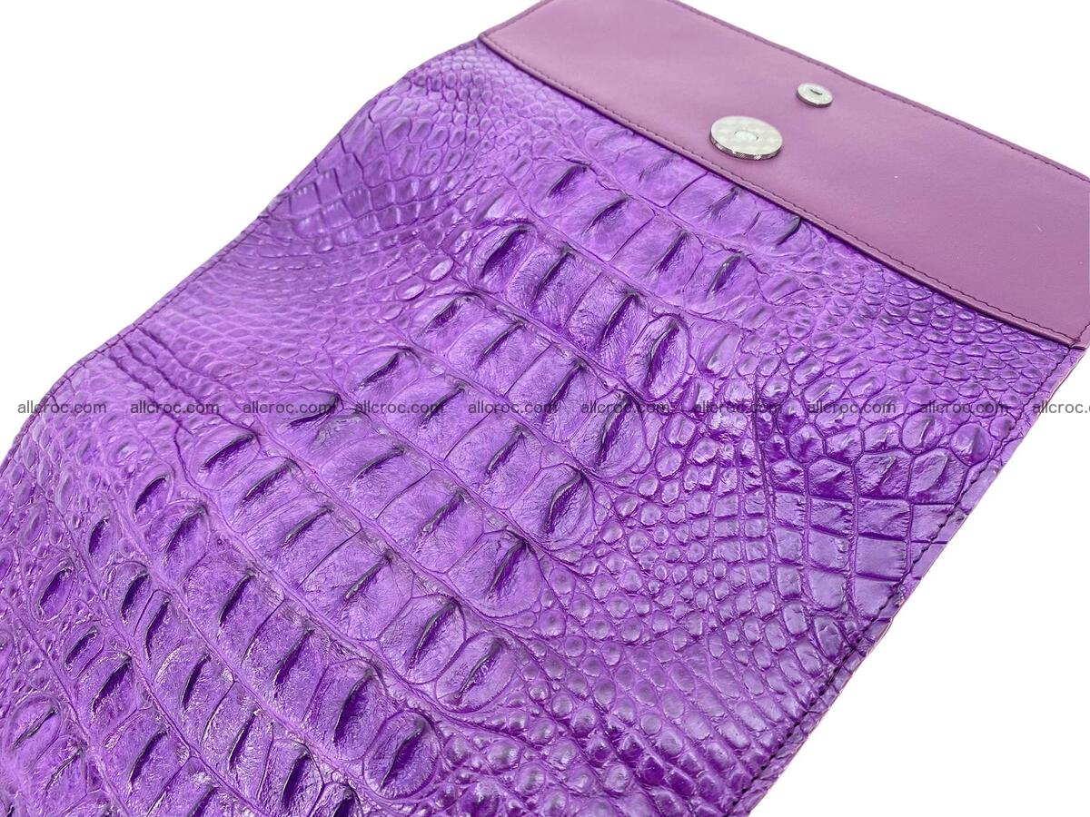 Women crocodile skin long wallet 2170 Foto 7