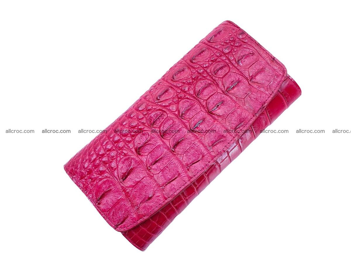 Women crocodile skin long wallet 2152 Foto 0
