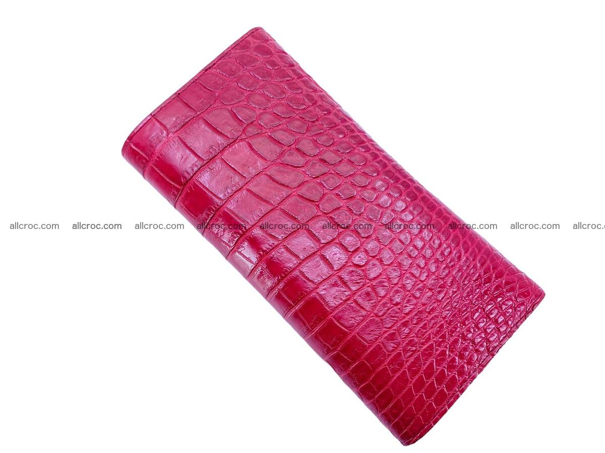 Women crocodile skin long wallet 2152 Foto 1
