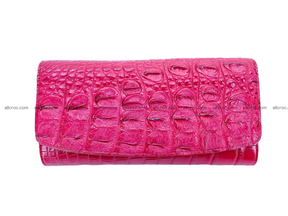 Women crocodile skin long wallet 2152 Foto 2