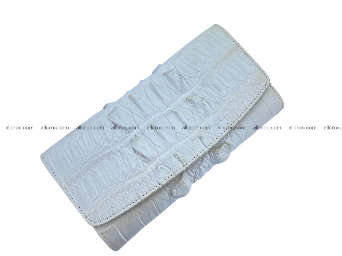 Women crocodile skin long wallet 2178 Foto 0