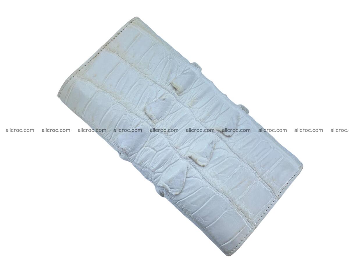 Women crocodile skin long wallet 2178 Foto 1
