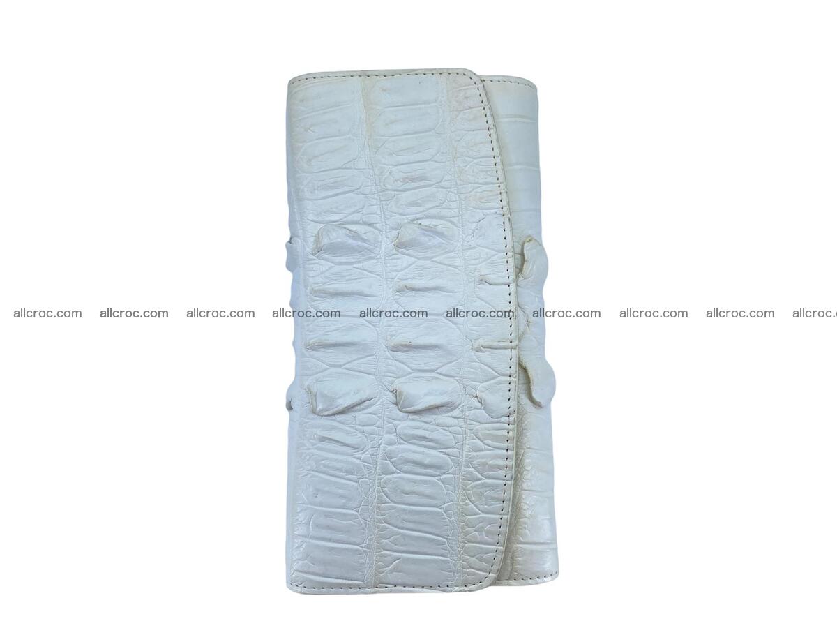 Women crocodile skin long wallet 2178 Foto 2