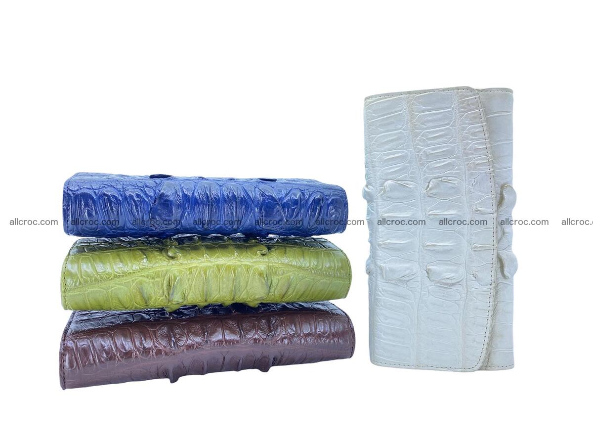 Women crocodile skin long wallet 2178 Foto 13