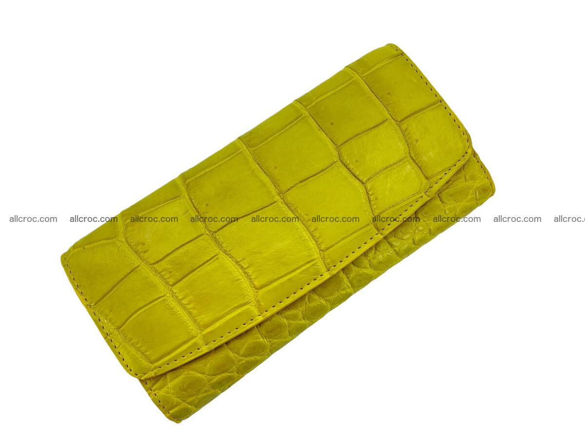 Women crocodile skin long wallet 2148 Foto 0