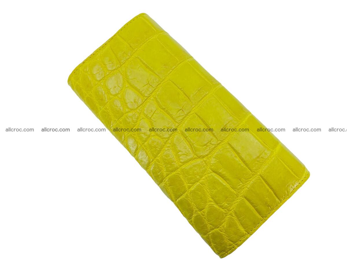 Women crocodile skin long wallet 2148 Foto 1