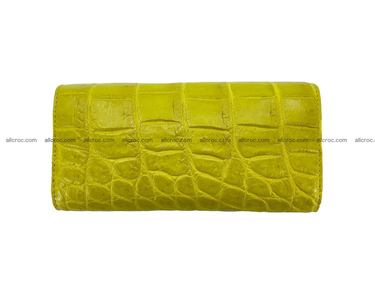 Women crocodile skin long wallet 2148 Foto 5