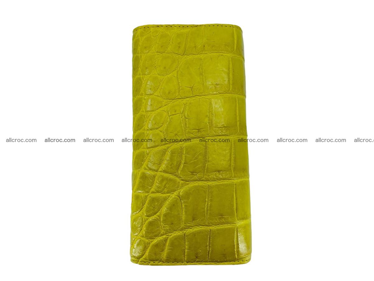 Women crocodile skin long wallet 2148 Foto 3