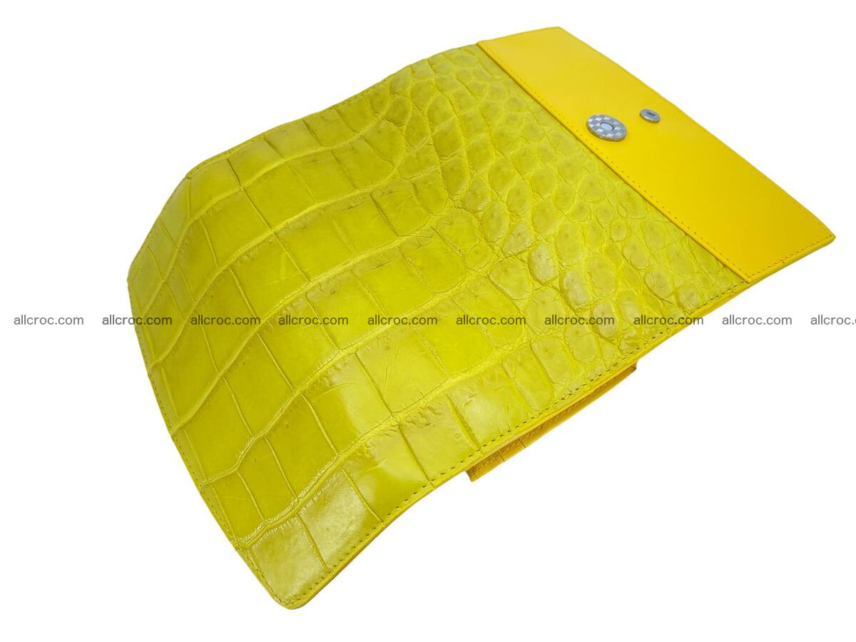 Women crocodile skin long wallet 2148 Foto 6