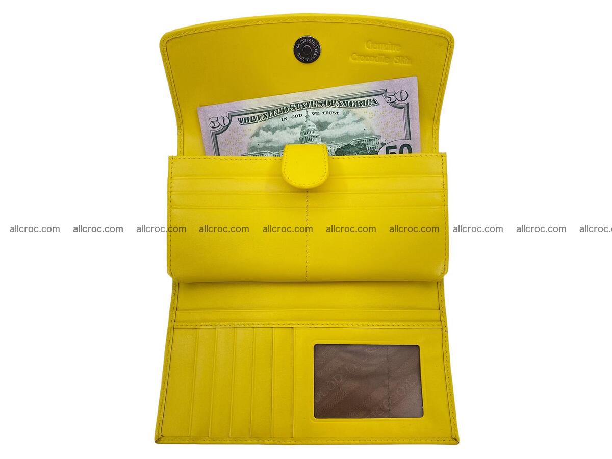 Women crocodile skin long wallet 2148 Foto 9